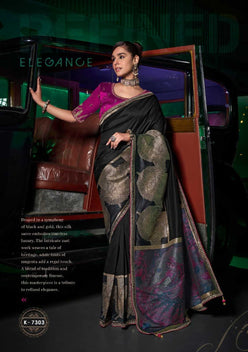 Pure Silk Sarees With Blouse