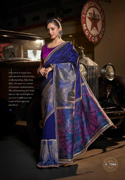 Pure Silk Sarees With Blouse