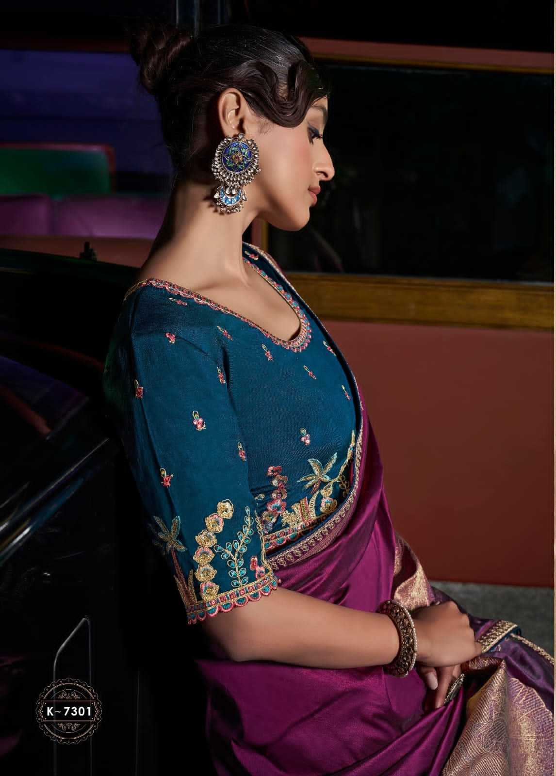 Pure Silk Sarees With Blouse