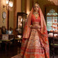 Pure Silk Rajwada Wedding Embroidered Lehenga for Brides - MYLUXURY LANE ENTERPRISE