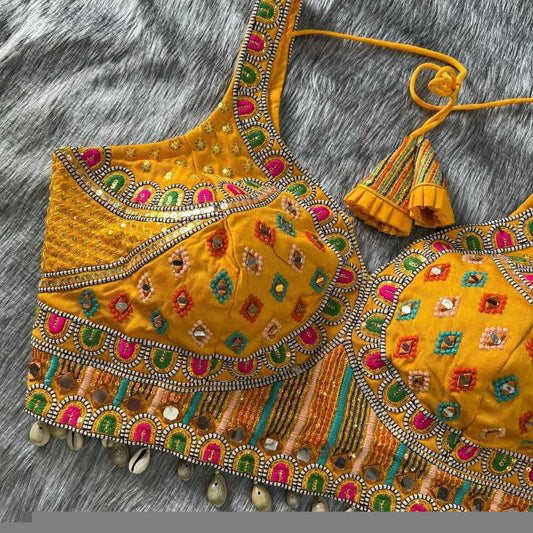 Pure Soft Readymade Embroidered Blouse