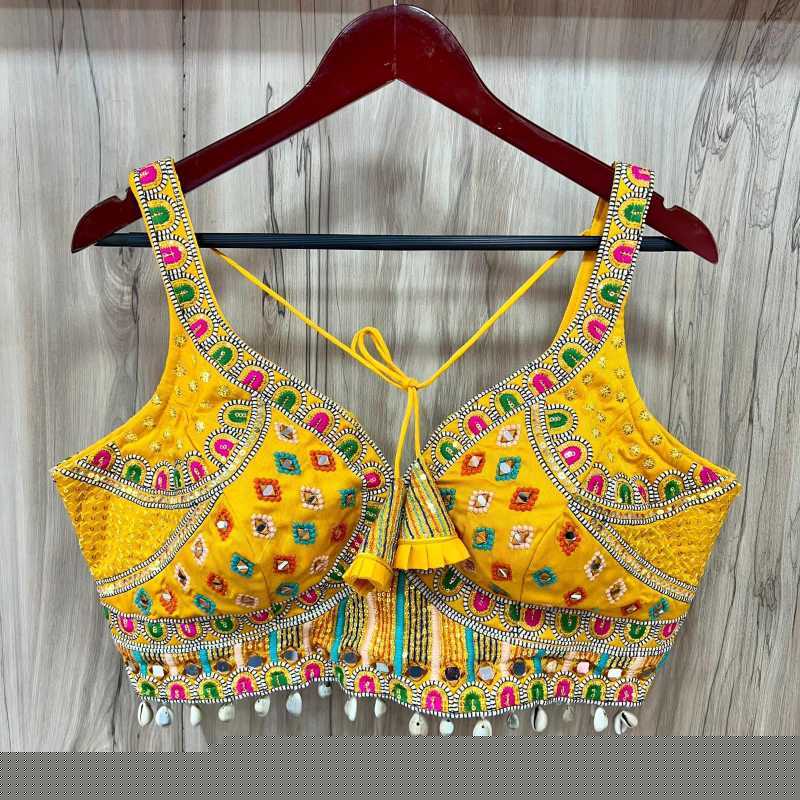 Pure Soft Readymade Embroidered Blouse - MYLUXURY LANE ENTERPRISE