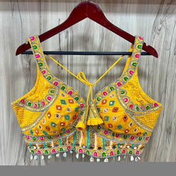 Pure Soft Readymade Embroidered Blouse - MYLUXURY LANE ENTERPRISE