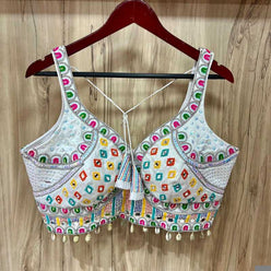 Pure Soft Readymade Embroidered Blouse - MYLUXURY LANE ENTERPRISE