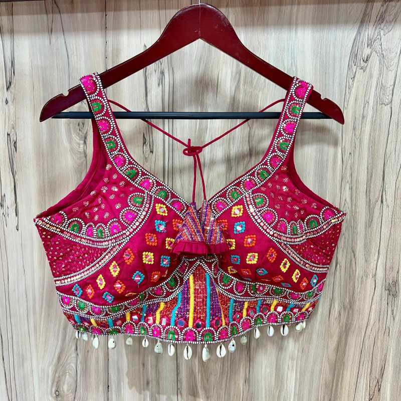 Pure Soft Readymade Embroidered Blouse