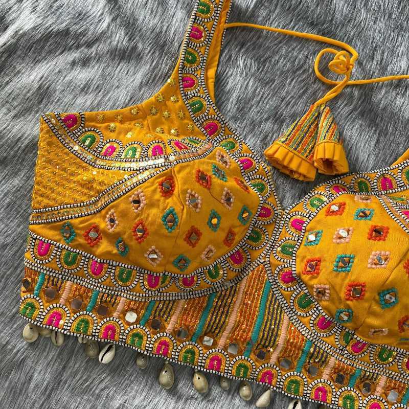 Pure Soft Readymade Embroidered Blouse