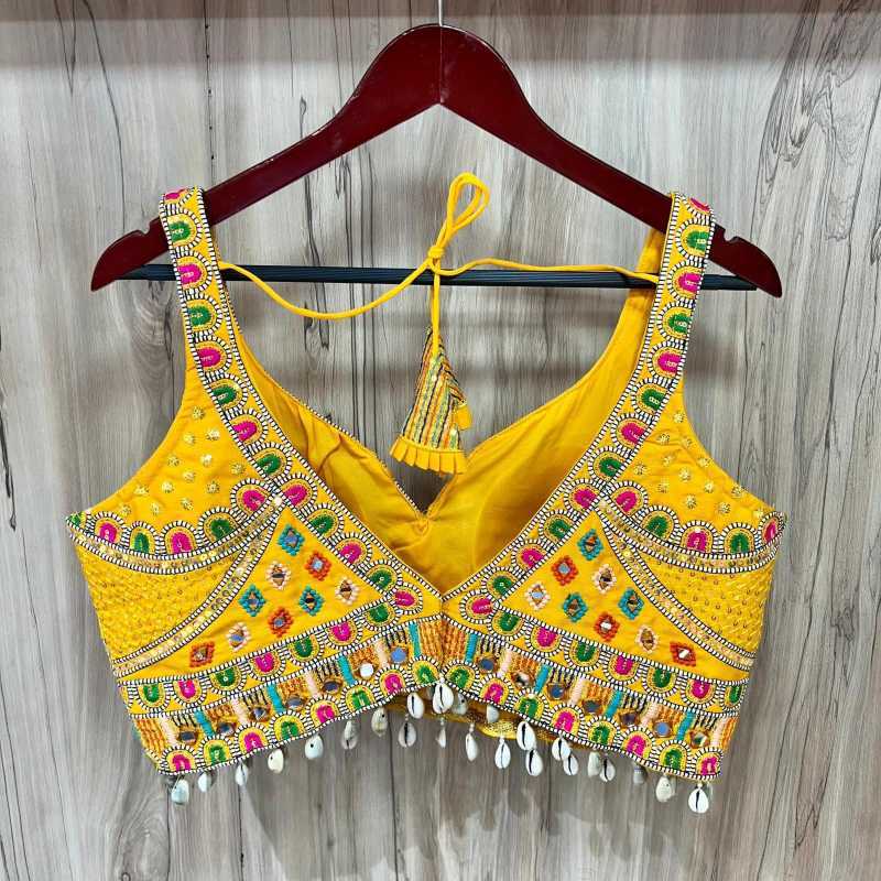 Pure Soft Readymade Embroidered Blouse
