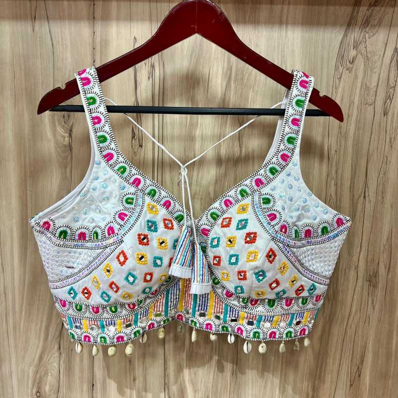 Pure Soft Readymade Embroidered Blouse