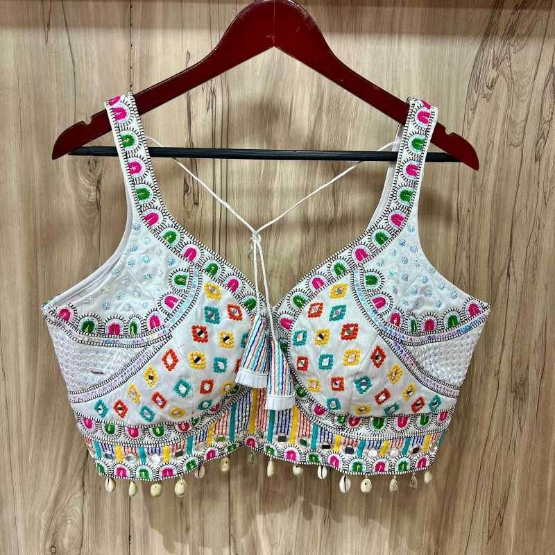 Pure Soft Readymade Embroidered Blouse - MYLUXURY LANE ENTERPRISE