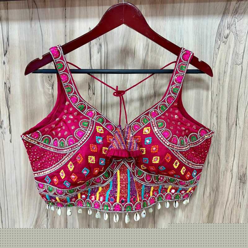 Pure Soft Readymade Embroidered Blouse