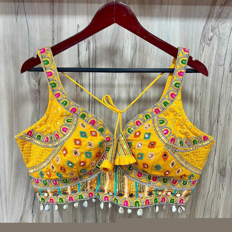 Pure Soft Readymade Embroidered Blouse - MYLUXURY LANE ENTERPRISE