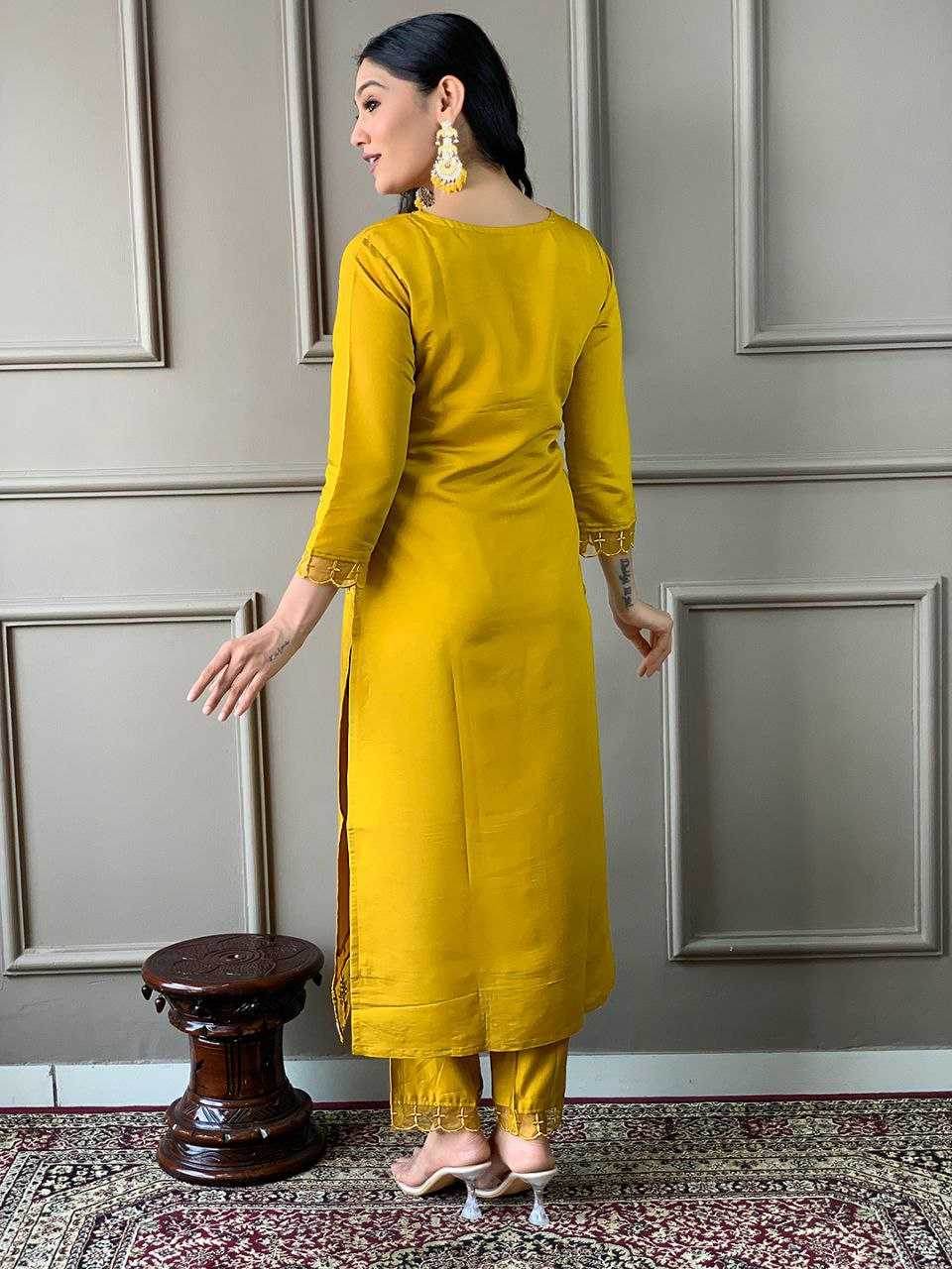 Pure Viscos Party Wear Embroidered Kurti - MYLUXURY LANE ENTERPRISE
