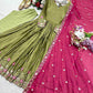Rangoli Silk Embroidery Designer Gown - MYLUXURY LANE ENTERPRISE
