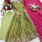 Rangoli Silk Embroidery Designer Gown - MYLUXURY LANE ENTERPRISE
