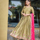 Rangoli Silk Embroidery Designer Gown - MYLUXURY LANE ENTERPRISE