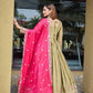 Rangoli Silk Embroidery Designer Gown - MYLUXURY LANE ENTERPRISE
