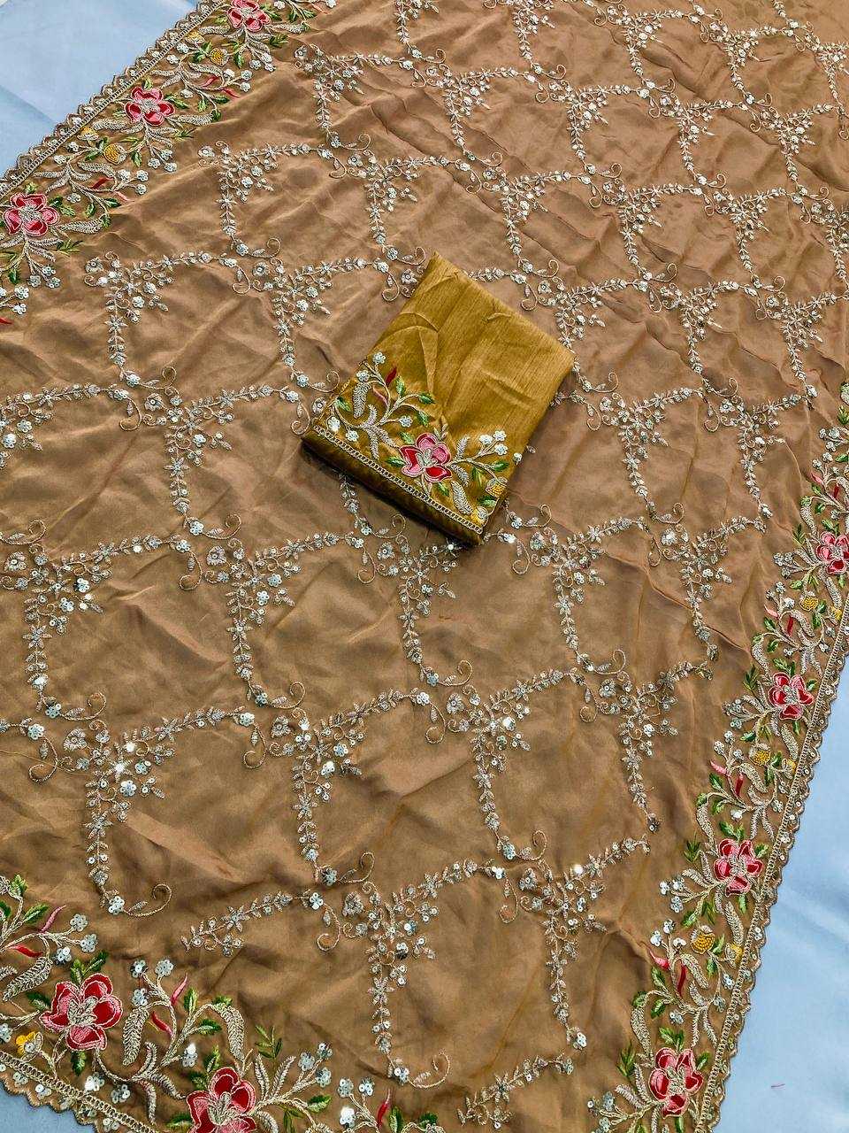 Rangoli Silk  Festive Collections  Designer Embroidered Saree
