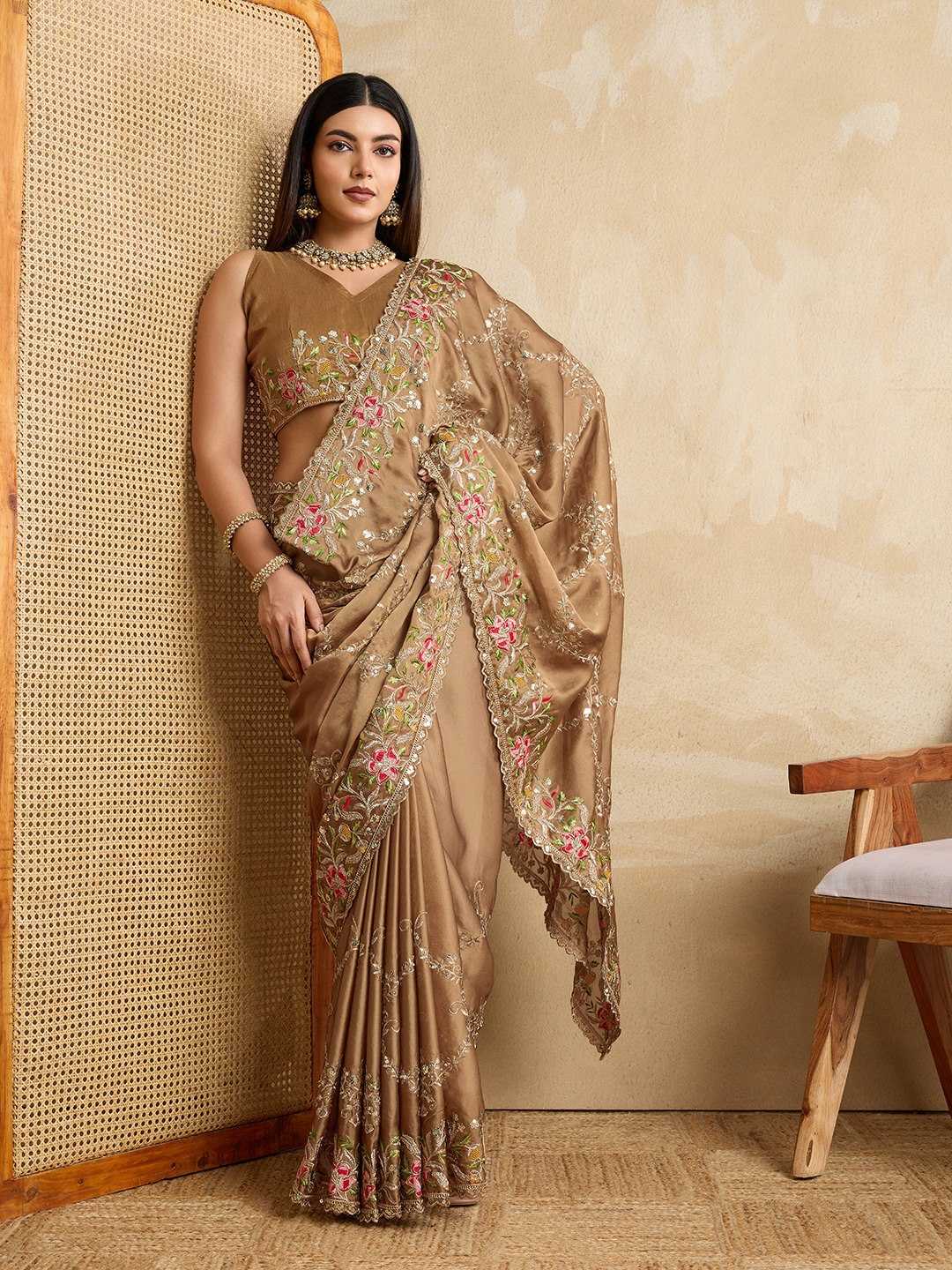 Rangoli Silk  Festive Collections  Designer Embroidered Saree