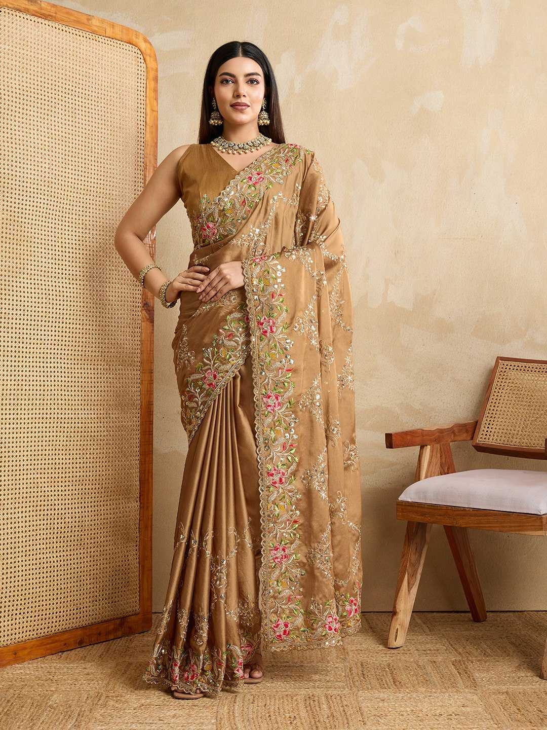 Rangoli Silk  Festive Collections  Designer Embroidered Saree