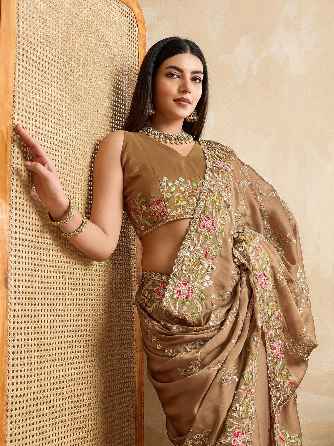 Rangoli Silk  Festive Collections  Designer Embroidered Saree