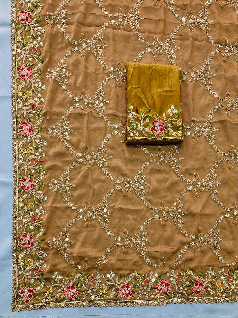 Rangoli Silk  Festive Collections  Designer Embroidered Saree