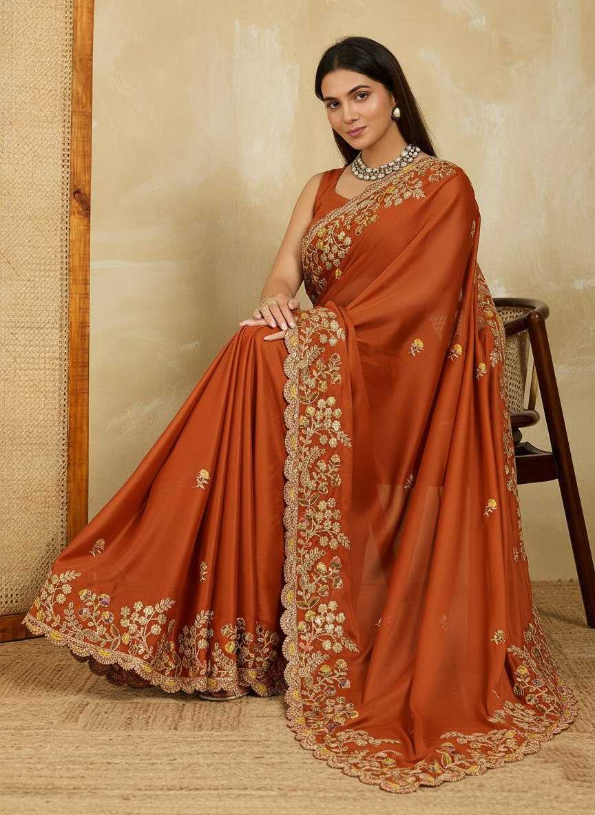 Rangoli Silk Embroidered Sarees