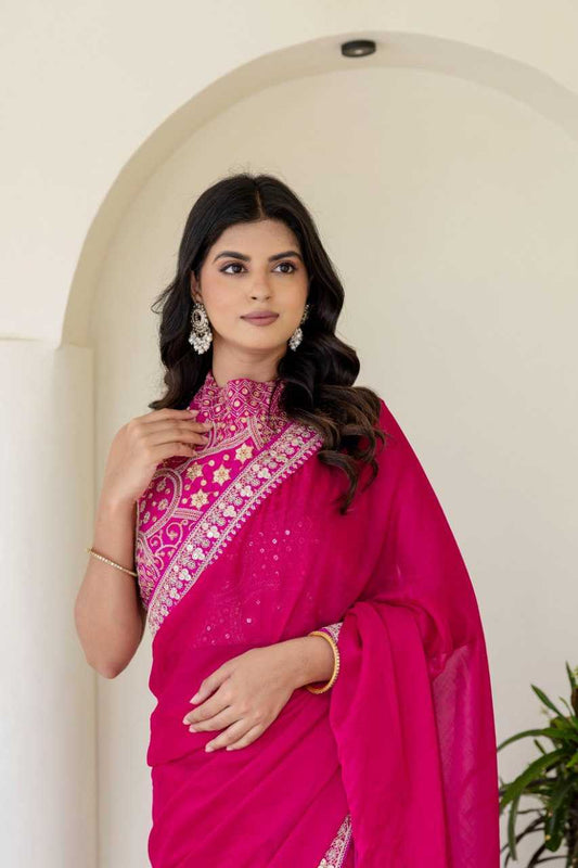 Rangoli Silk  Lace Border Saree