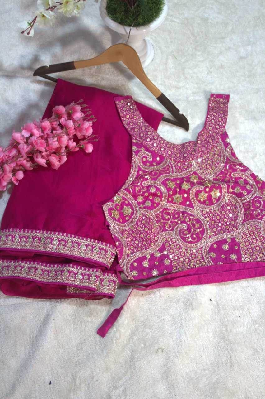 Rangoli Silk Lace Border Saree - MYLUXURY LANE ENTERPRISE