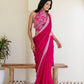 Rangoli Silk Lace Border Saree - MYLUXURY LANE ENTERPRISE