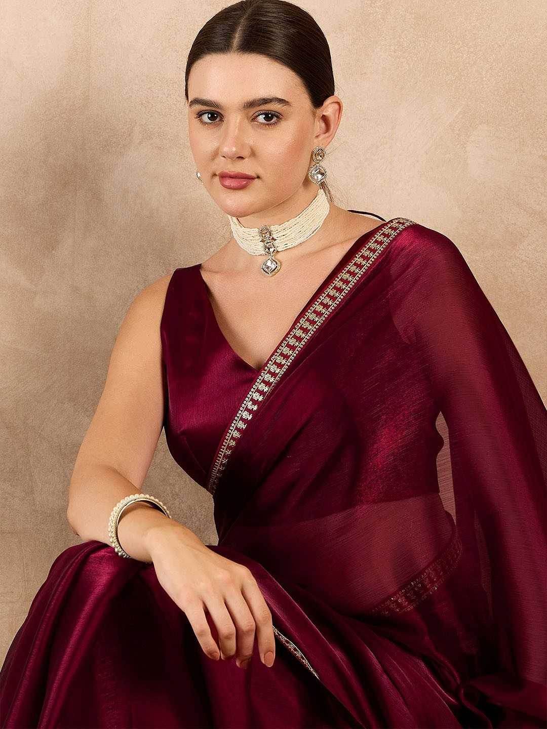 Rangoli Silk Embroidered Saree - MYLUXURY LANE ENTERPRISE