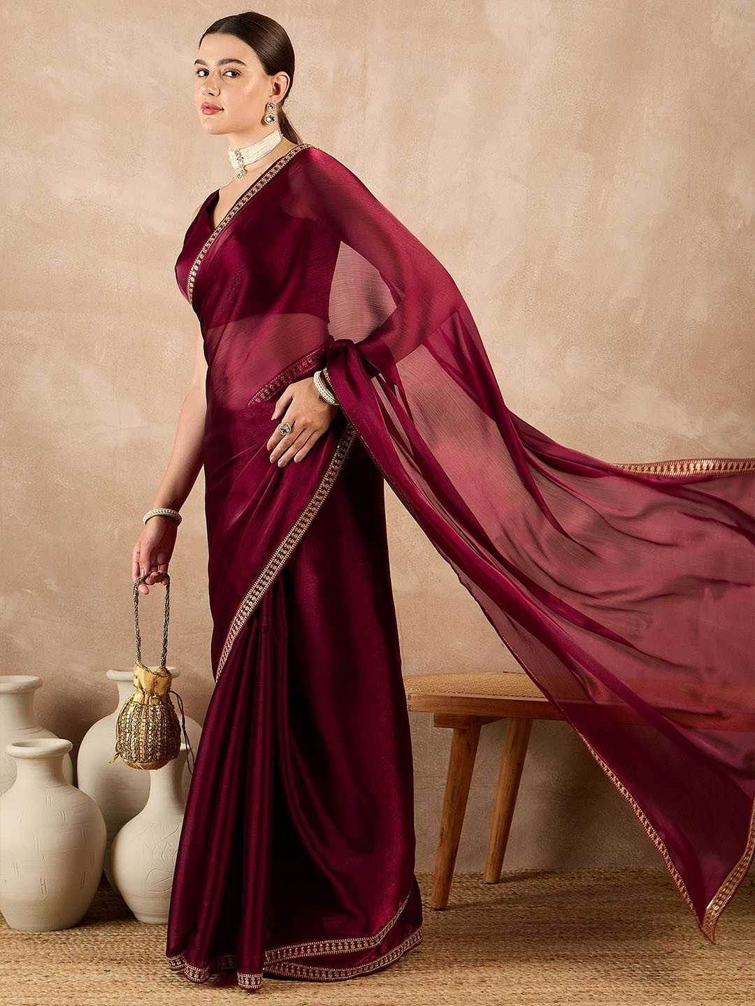 Rangoli Silk Embroidered Saree - MYLUXURY LANE ENTERPRISE