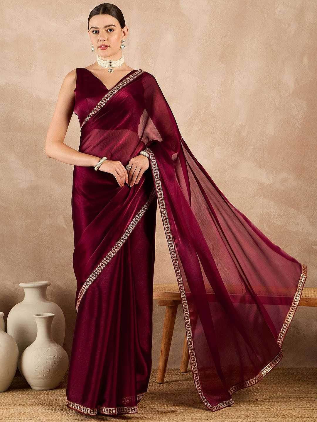 Rangoli Silk Embroidered Saree - MYLUXURY LANE ENTERPRISE