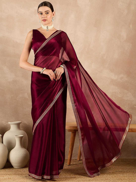 Rangoli Silk  Embroidered Saree