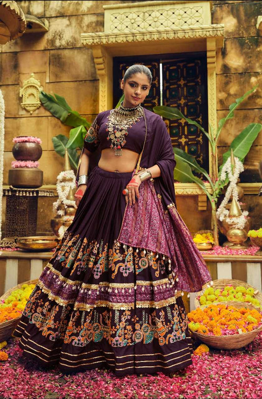 Rayon Designer Lehenga