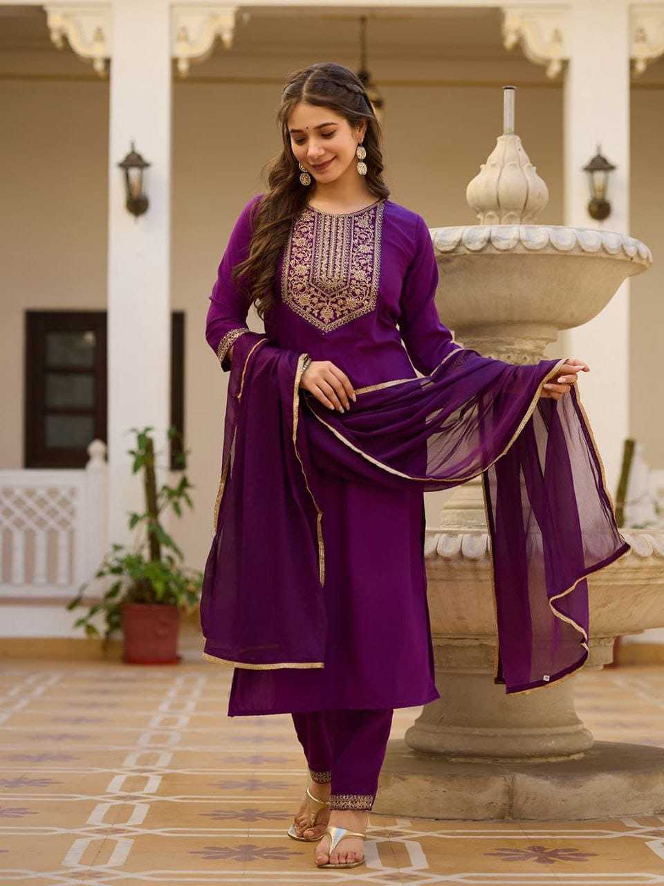 Rayon Kurtis Bottom With Dupatta