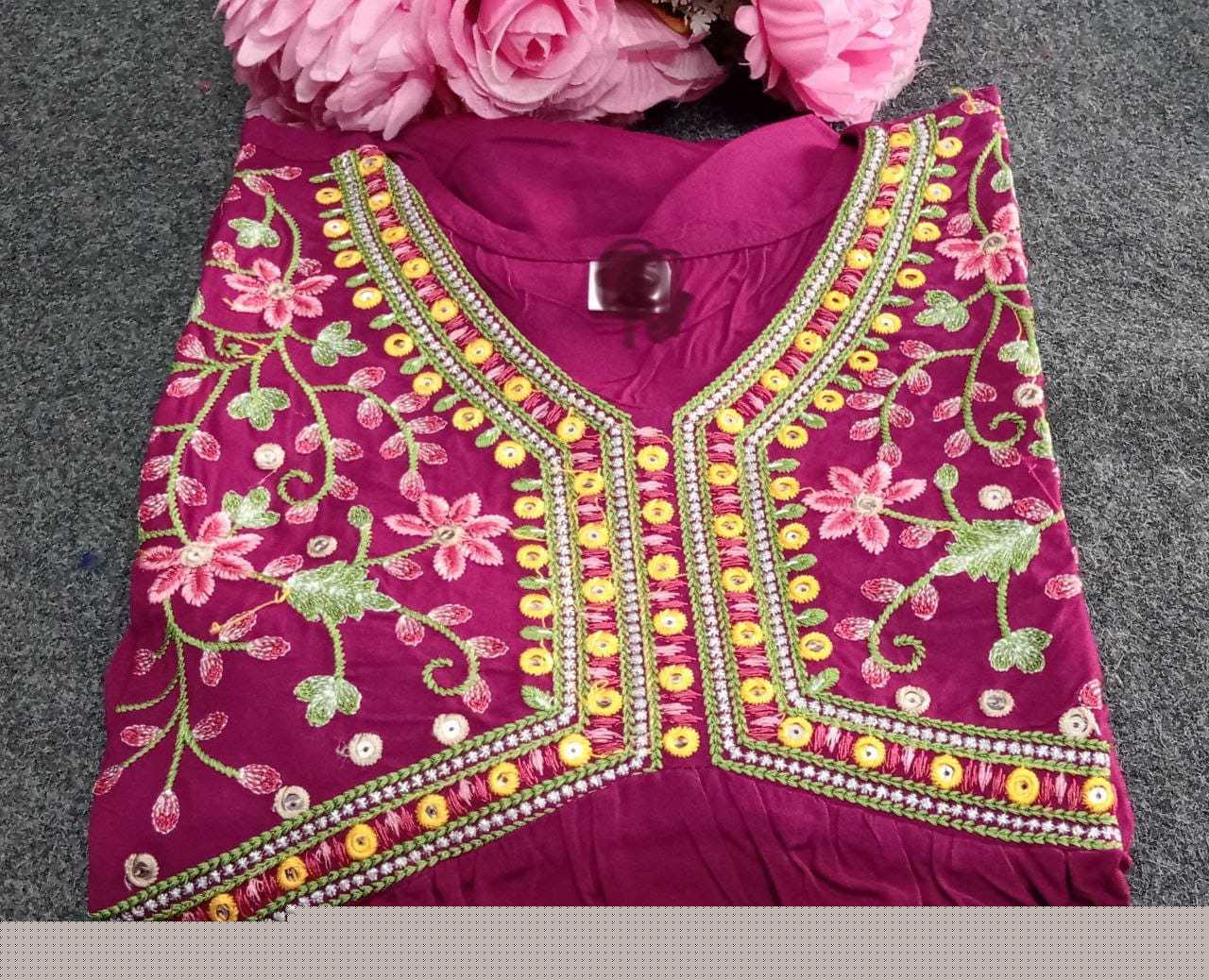 Rayon Anarkali Kurti - MYLUXURY LANE ENTERPRISE