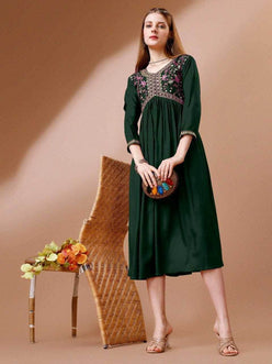Rayon Anarkali Kurti - MYLUXURY LANE ENTERPRISE
