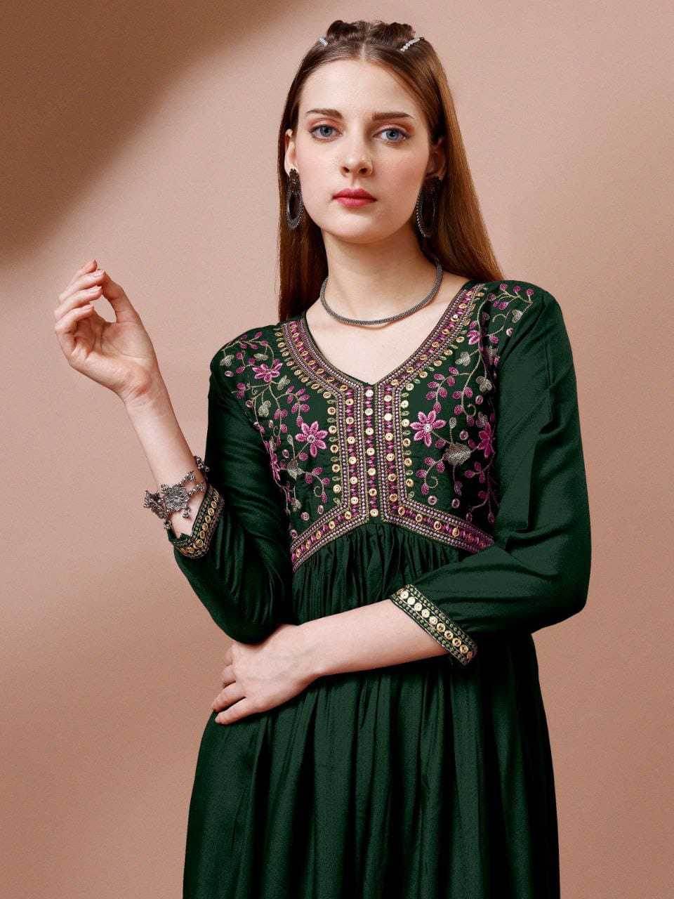 Rayon Anarkali Kurti - MYLUXURY LANE ENTERPRISE