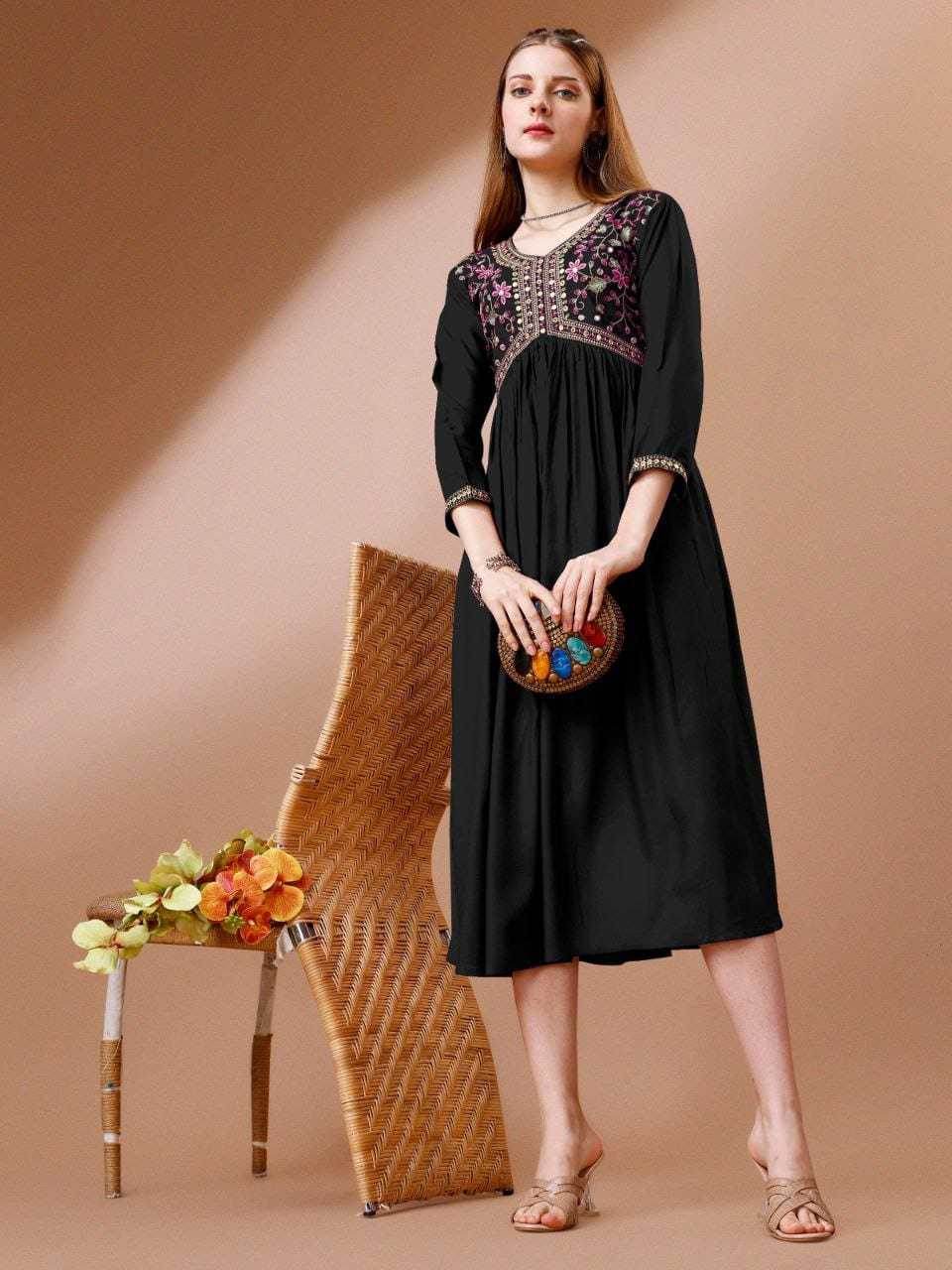 Rayon Anarkali Kurti - MYLUXURY LANE ENTERPRISE
