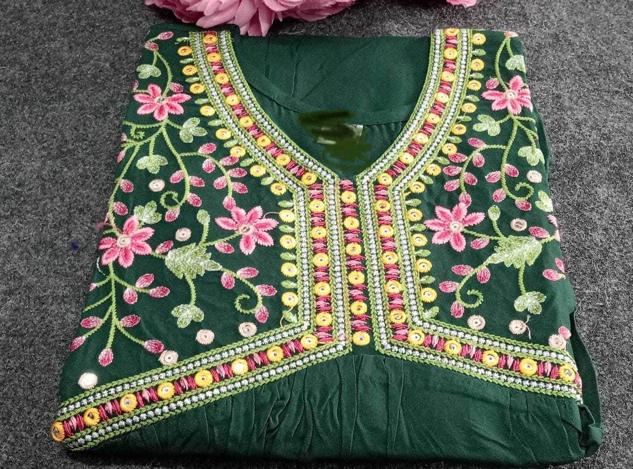 Rayon Anarkali Kurti - MYLUXURY LANE ENTERPRISE