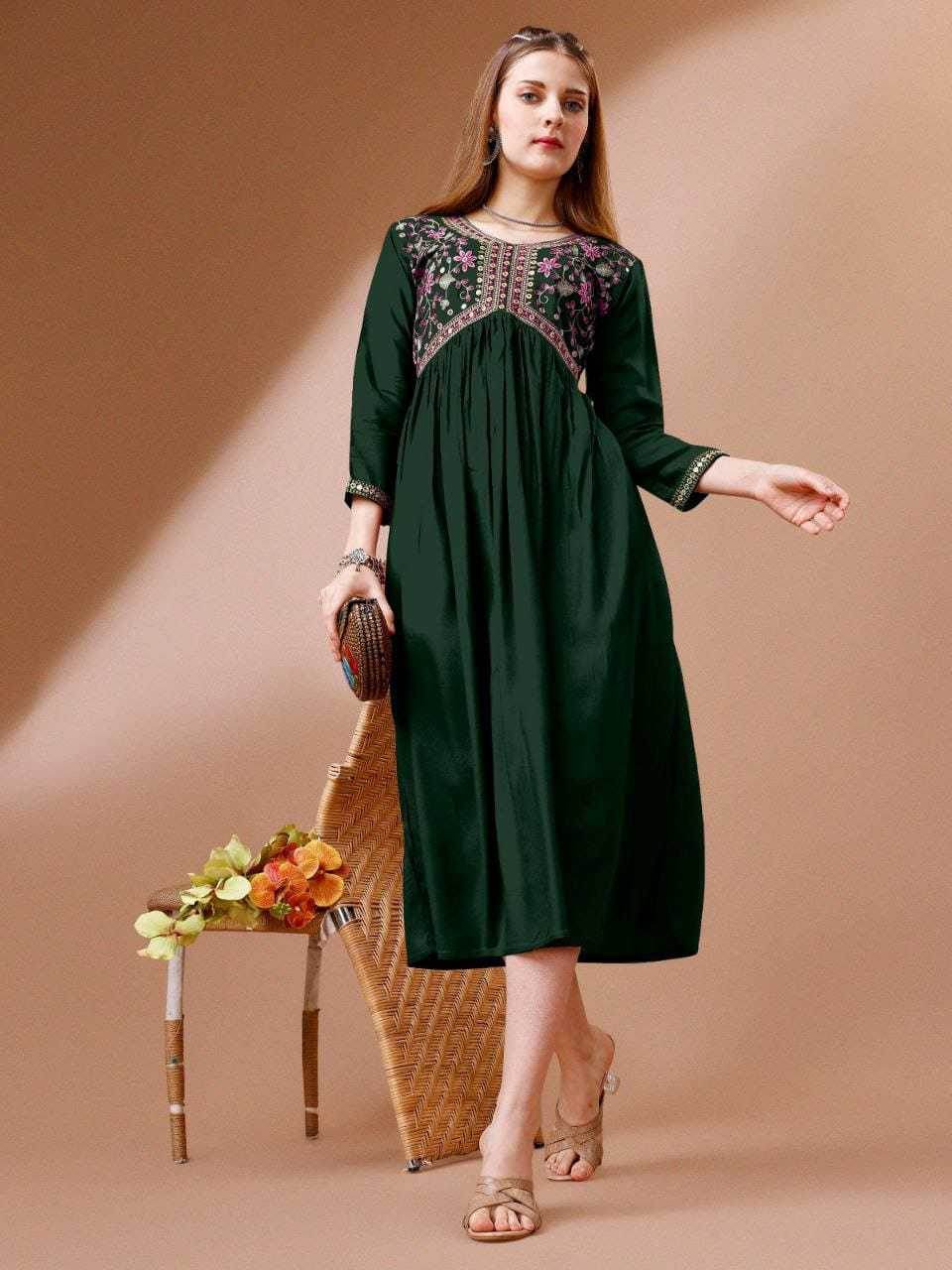 Rayon Anarkali Kurti - MYLUXURY LANE ENTERPRISE