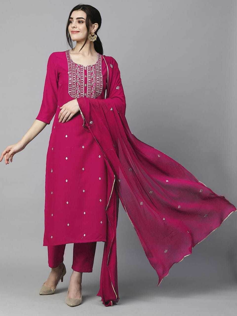 Rayon Kurtis Kurti With Pants - MYLUXURY LANE ENTERPRISE