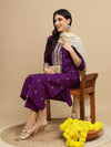 Rayon Cotton Embroidery Palazzo Suit - MYLUXURY LANE ENTERPRISE