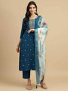 Rayon Cotton Embroidery Palazzo Suit - MYLUXURY LANE ENTERPRISE