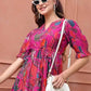 Ynf Reyon Cotton KESH552 94 Gowns Wholesale Printed Gowns Fancy Gowns Long Gowns Manufacturer - MYLUXURY LANE ENTERPRISE
