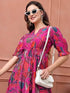 Ynf Reyon Cotton KESH552 94 Gowns Wholesale Printed Gowns Fancy Gowns Long Gowns Manufacturer - MYLUXURY LANE ENTERPRISE