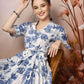 Ynf Reyon Cotton KESH552 94 Gowns Wholesale Printed Gowns Fancy Gowns Long Gowns Manufacturer - MYLUXURY LANE ENTERPRISE