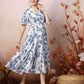 Ynf Reyon Cotton KESH552 94 Gowns Wholesale Printed Gowns Fancy Gowns Long Gowns Manufacturer - MYLUXURY LANE ENTERPRISE