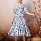 Ynf Reyon Cotton KESH552 94 Gowns Wholesale Printed Gowns Fancy Gowns Long Gowns Manufacturer - MYLUXURY LANE ENTERPRISE