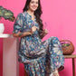 Ynf Reyon Cotton KESH552 94 Gowns Wholesale Printed Gowns Fancy Gowns Long Gowns Manufacturer - MYLUXURY LANE ENTERPRISE
